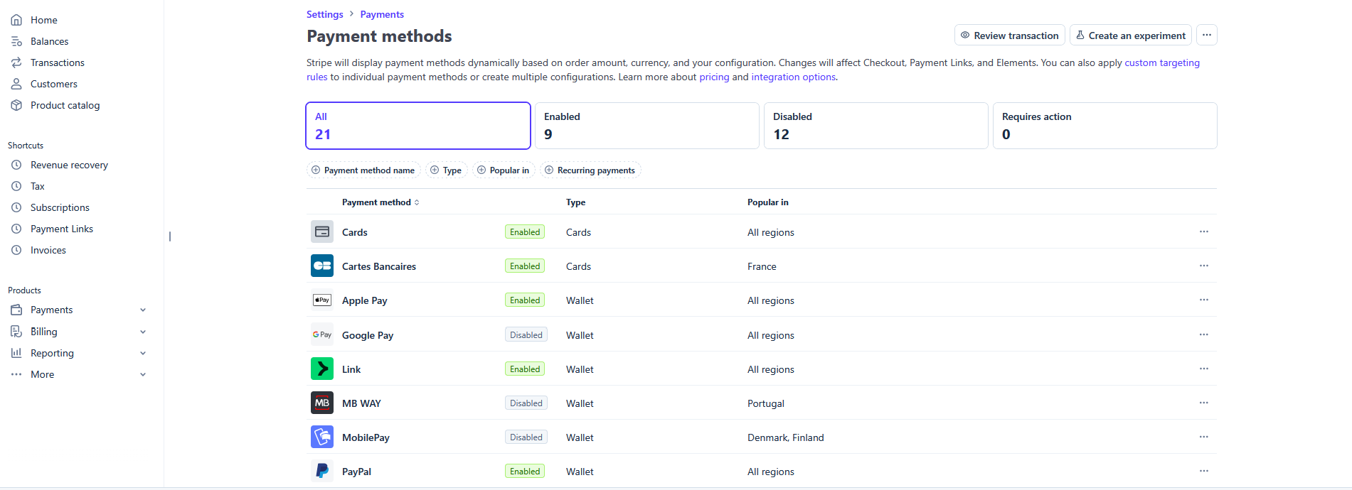 jak skonfigurować stripe – metody płatności w ustawieniach konta